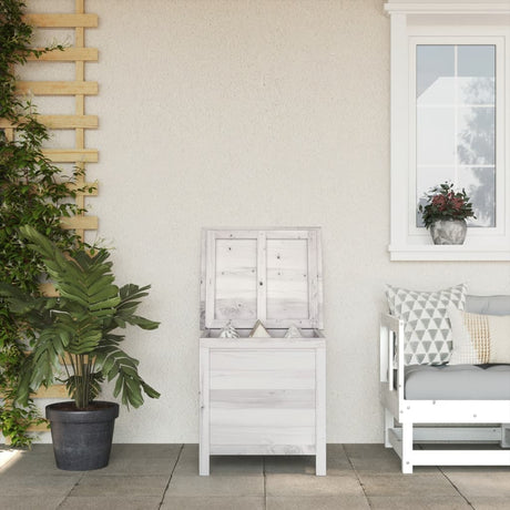 Garden Storage Box Solid Wood Fir