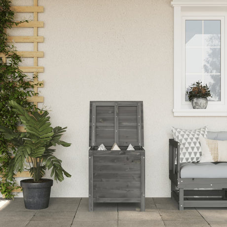 Garden Storage Box Solid Wood Fir