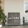 Garden Storage Box Solid Wood Fir