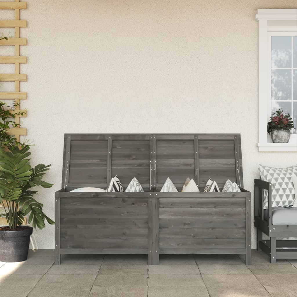 Garden Storage Box Solid Wood Fir