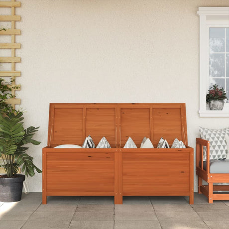 Garden Storage Box Solid Wood Fir