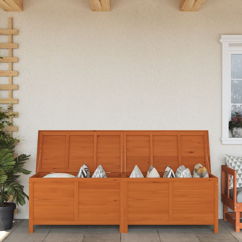 Garden Storage Box Solid Wood Fir