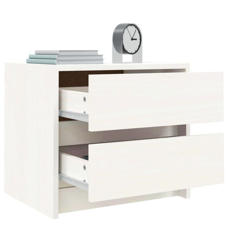Bedside Cabinets 2 Pcs 40X31X35.5 Cm Solid Wood Pine