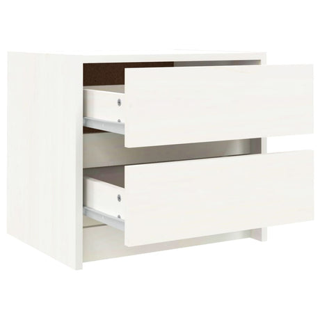 Bedside Cabinets 2 Pcs 40X31X35.5 Cm Solid Wood Pine