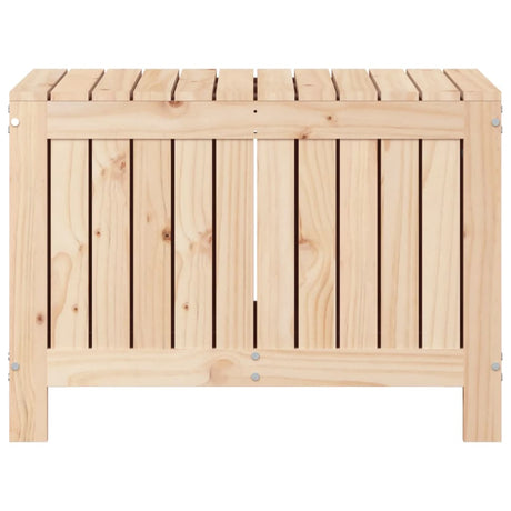 Garden Storage Box 76X42.5X54 Cm Solid Wood Pine