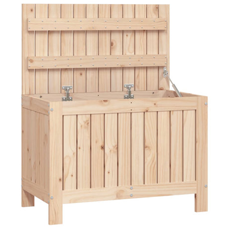 Garden Storage Box 76X42.5X54 Cm Solid Wood Pine