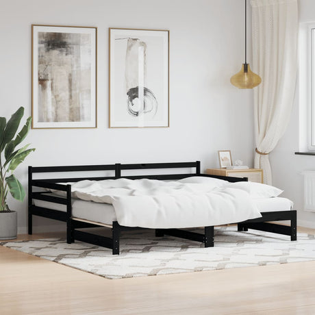Daybed With Trundle Without Mattress Solid Wood