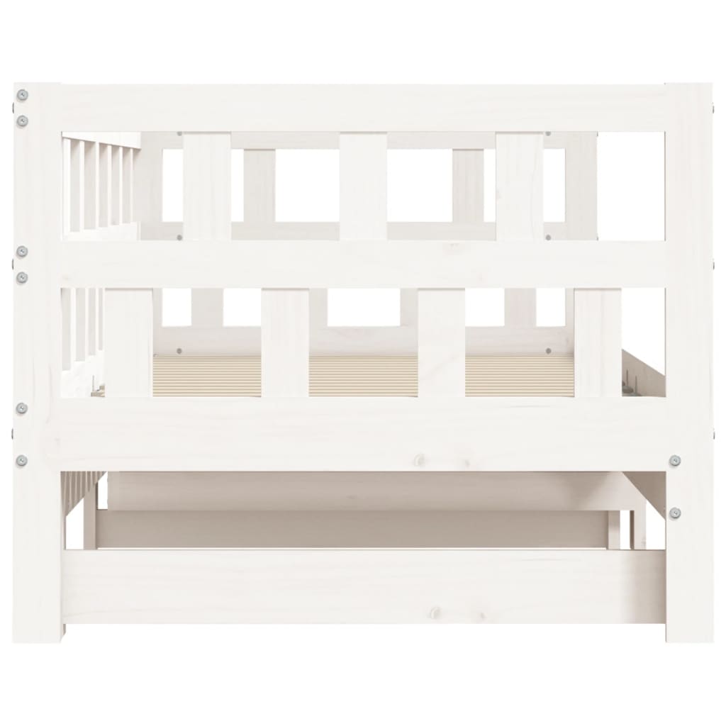 Daybed With Trundle Without Mattress Solid Wood