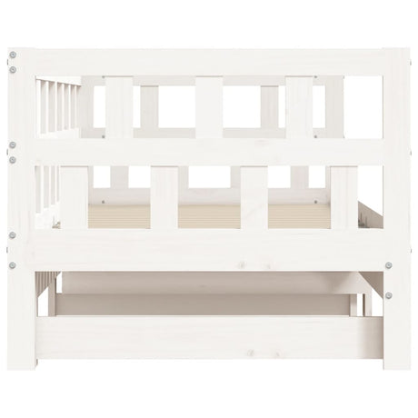 Daybed With Trundle Without Mattress Solid Wood