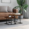 Nesting Coffee Table 2 Pcs Engineered Wood