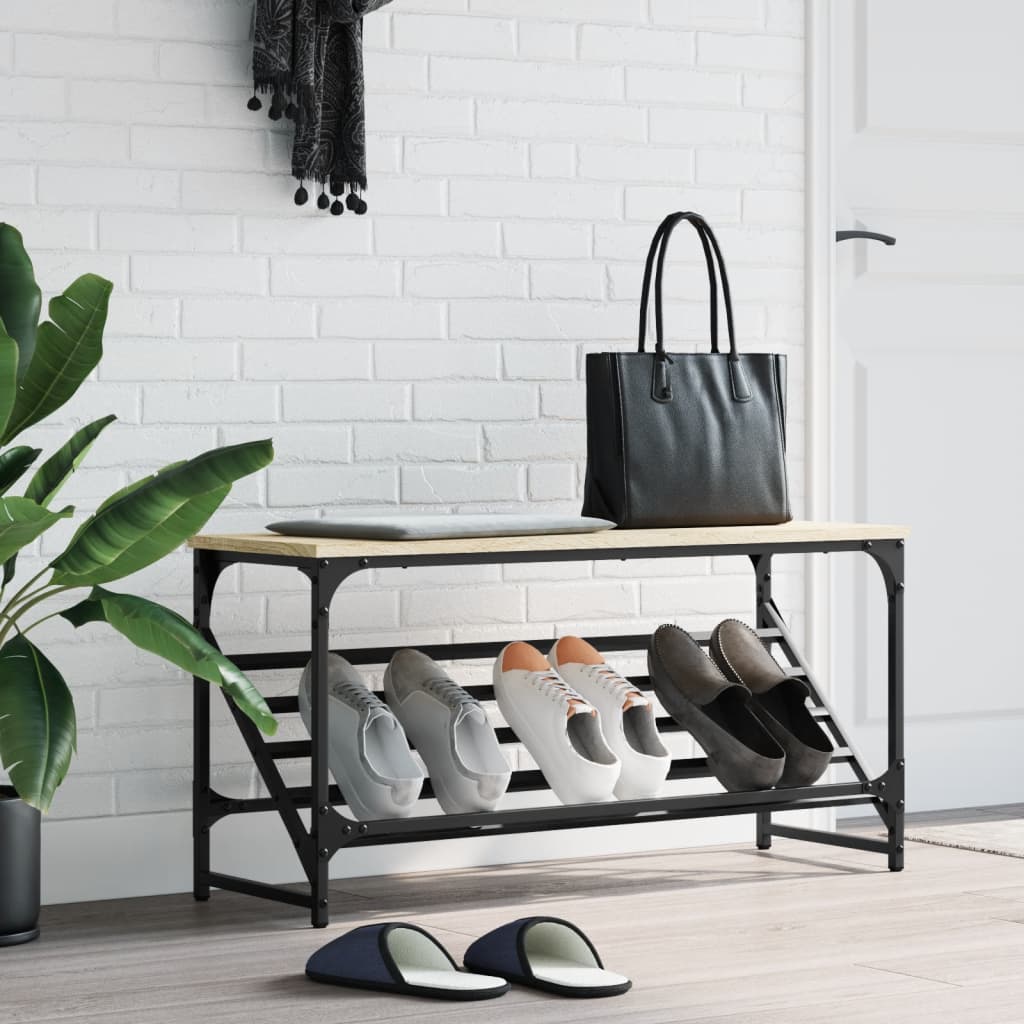 Shoe Rack 60X30X Engineered Wood