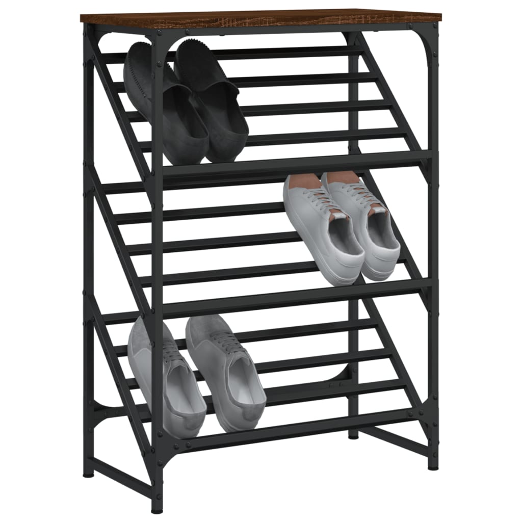 Shoe Rack 60X30X Engineered Wood