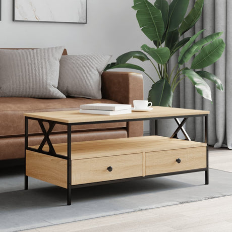 Coffee Table 100X51X45 Cm Engineered Wood
