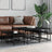 Nesting Coffee Tables 5 Pcs Engineered Wood