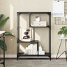 Bookshelf Engineered Wood And Steel