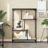 Bookshelf Engineered Wood And Steel