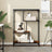 Bookshelf Engineered Wood And Steel