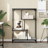 Bookshelf Engineered Wood And Steel