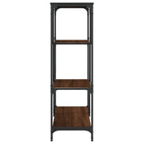 Bookshelf Engineered Wood And Steel