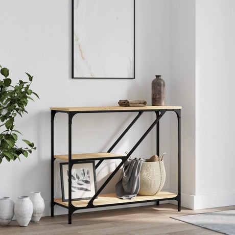 Console Table 88.5X30X75 Cm Engineered Wood