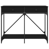 Console Table Black 100x39x78.5 cm Engineered Wood