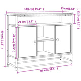 Sideboard 100X35X80 Cm Engineered Wood