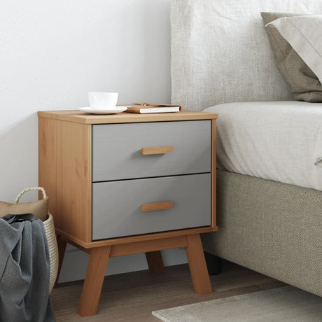 Bedside Cabinet Olden Solid Wood Pine