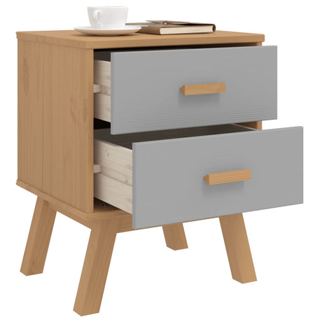 Bedside Cabinet Olden Solid Wood Pine