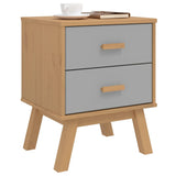 Bedside Cabinet Olden Solid Wood Pine