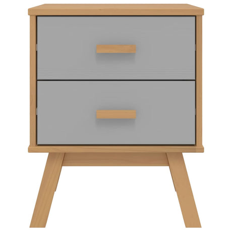 Bedside Cabinet Olden Solid Wood Pine