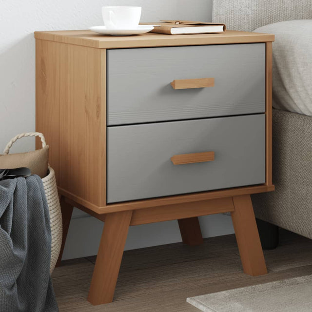 Bedside Cabinet Olden Solid Wood Pine