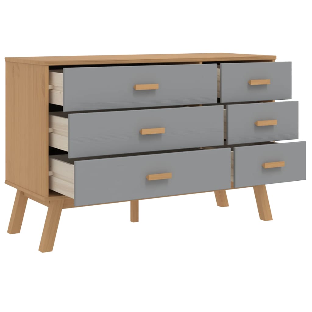 Drawer Cabinet Olden Solid Wood Pine