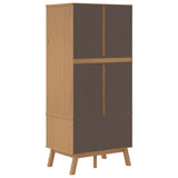 Wardrobe OLDEN Brown 76.5x53x172 cm Solid Wood Pine