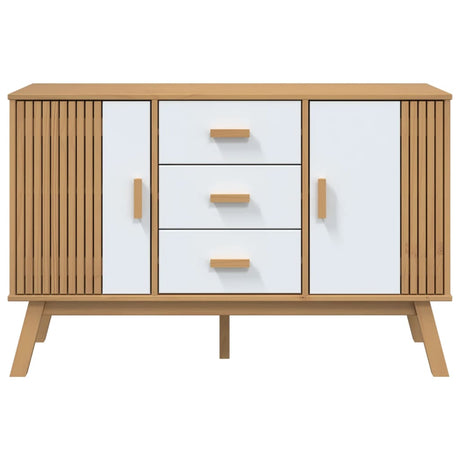 Sideboard Olden 114X43X73.5Cm Solid Wood Pine