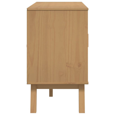 Sideboard Olden 114X43X73.5Cm Solid Wood Pine