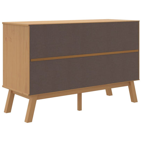 Sideboard Olden 114X43X73.5Cm Solid Wood Pine