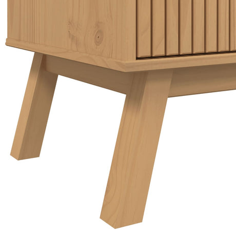 Tv Cabinet Olden 114X43X57 Cm Solid Wood Pine