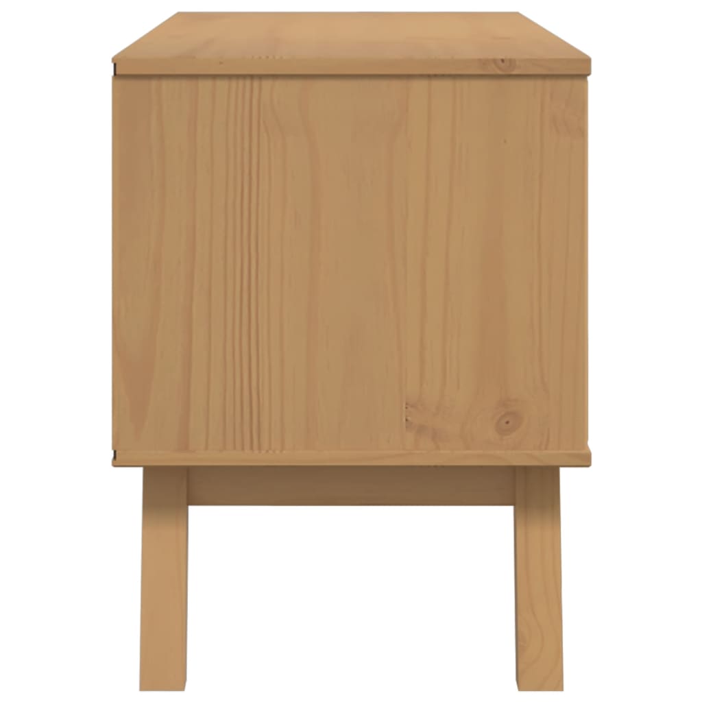 Tv Cabinet Olden 114X43X57 Cm Solid Wood Pine