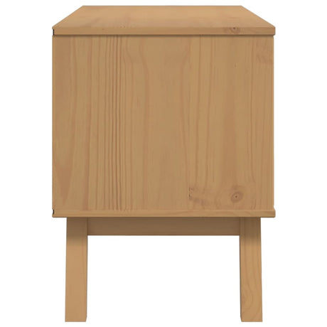 Tv Cabinet Olden 114X43X57 Cm Solid Wood Pine