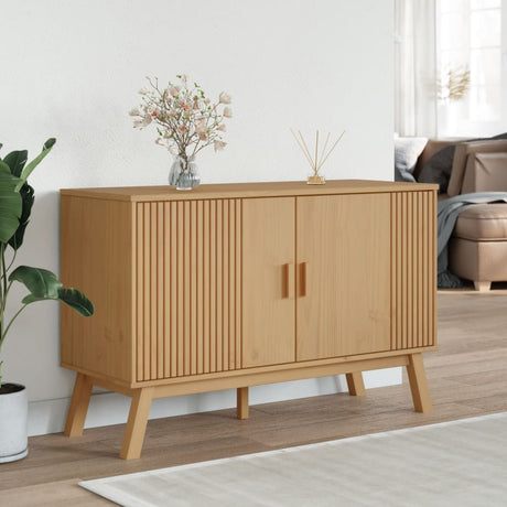 Sideboard Olden 114X43X73.5 Cm Solid Wood Pine