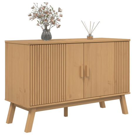 Sideboard Olden 114X43X73.5 Cm Solid Wood Pine