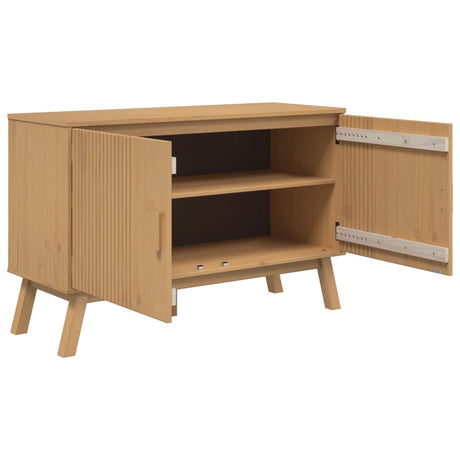 Sideboard Olden 114X43X73.5 Cm Solid Wood Pine