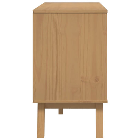 Sideboard Olden 114X43X73.5 Cm Solid Wood Pine