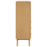 Highboard Olden 85X43X125 Cm Solid Wood Pine