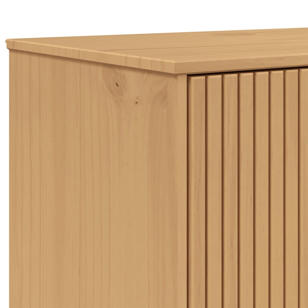 Highboard Olden 85X43X125 Cm Solid Wood Pine