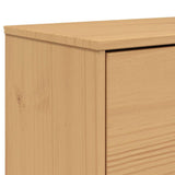 Shoe Cabinet Olden 55X35X120Cm Solid Wood Pine