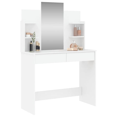 Dressing Table With Mirror 96X39X142 Cm