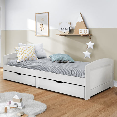 Day Bed With 2 Drawers Without Mattress &quot;Irun&quot; 90X200 Cm