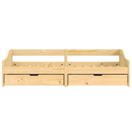 Day Bed With 2 Drawers Without Mattress &quot;Irun&quot; 90X200 Cm