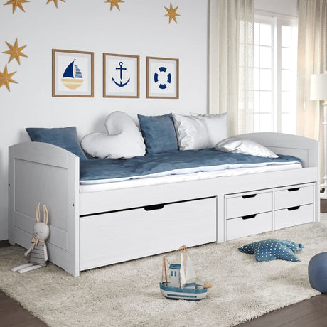 Day Bed With 5 Drawers Without Mattress &quot;Irun&quot; 90X200 Cm
